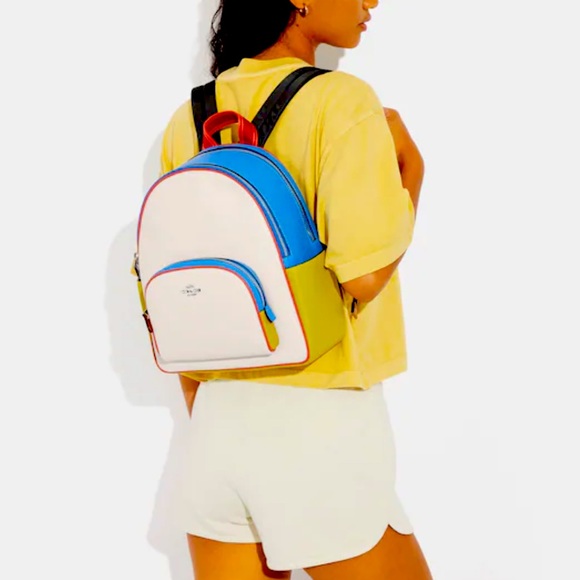 NWT Coach Court Backpack in Colorblock - Picture 9 of 10